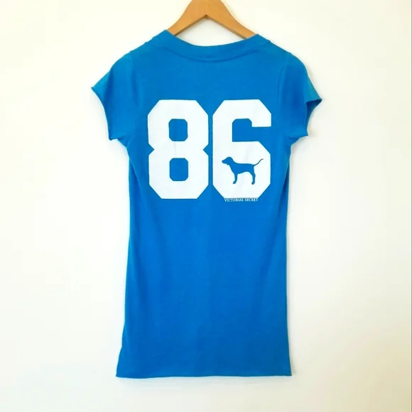 Victoria's Secret PINK Vintage Swim Cover-up V Neck Sexy Plunge Iconic Logo NWT - Picture 13 of 15